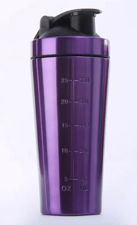 Sleek Stainless Protein Mixer